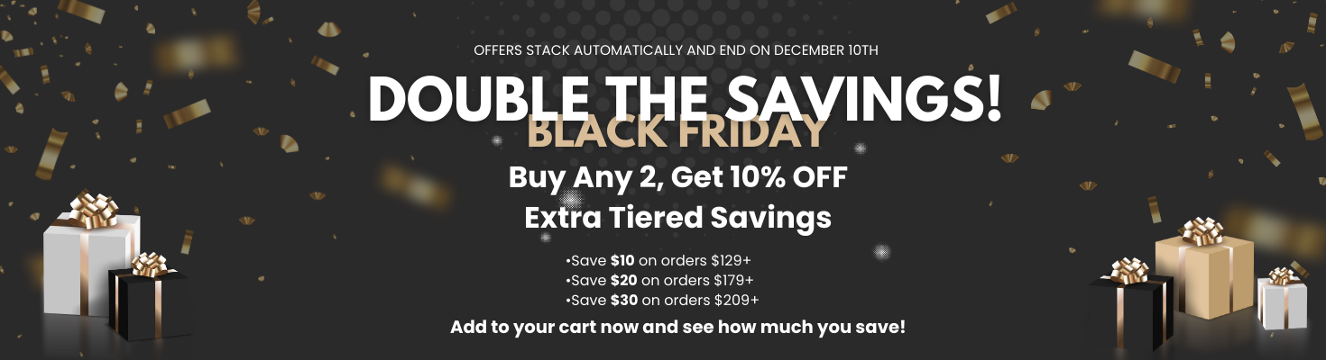 vancasso black friday sale, price drop, buy 2 get 10% off stack extra savings!