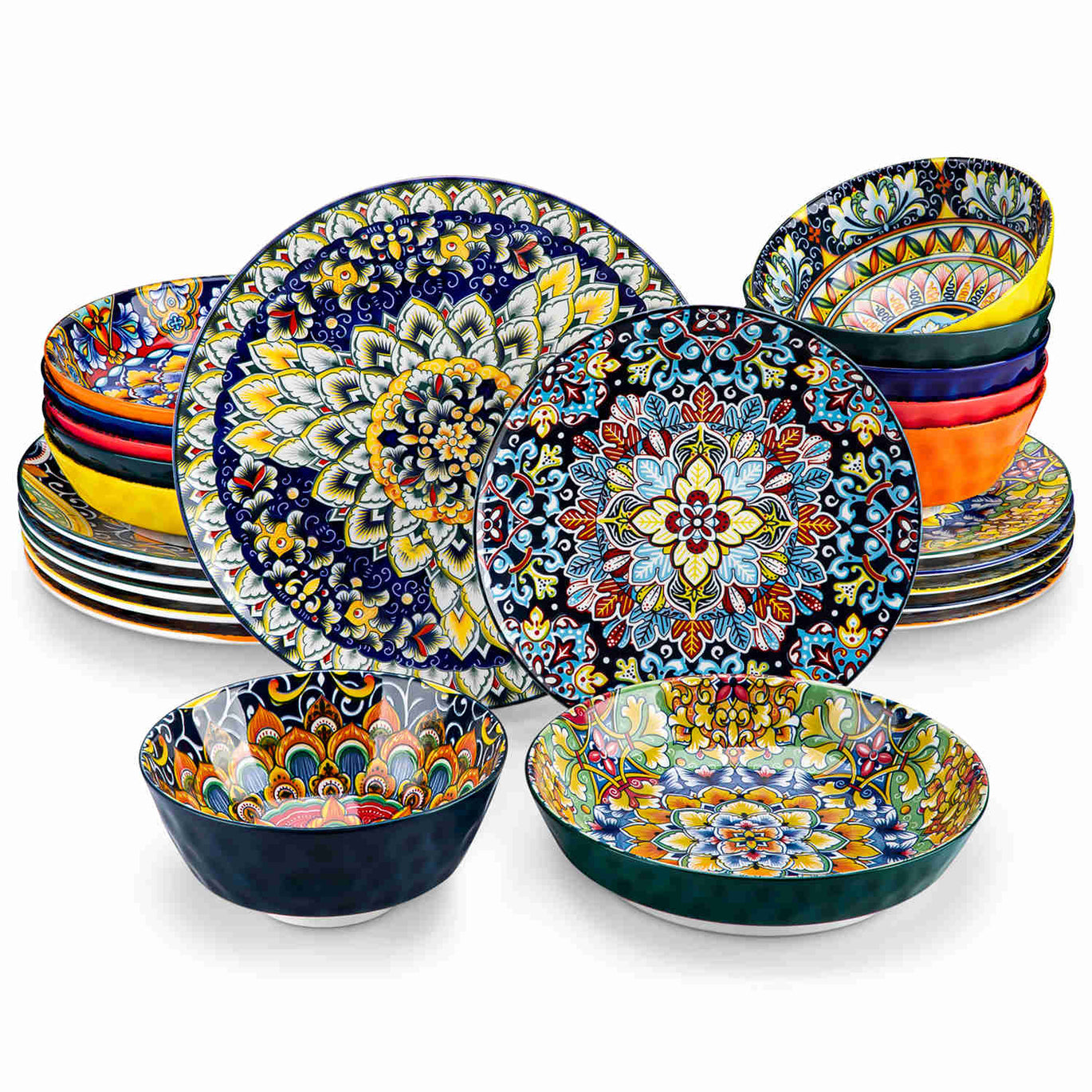 Bohemian dinner plates hotsell